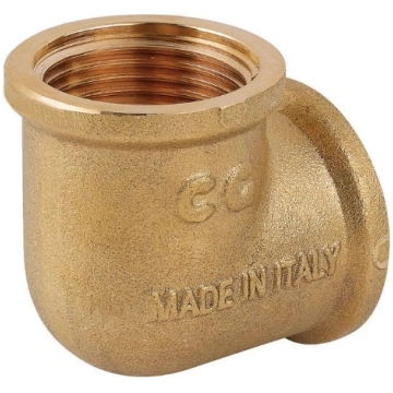 Līkums 3/8"FF, misiņa C006001