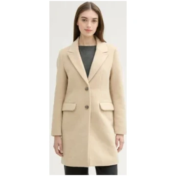 Klasisks mētelis - light camel melange