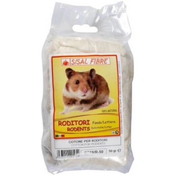 Kokvilnas mīksta gulta grauzējiem 50g | 8033116091