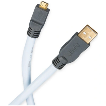 SUPRA USB 2.0 A - Micro B : Kabeļa (м) garums - 1 