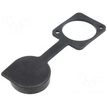 Protection cap | black | Case: XLR standard | 19x2