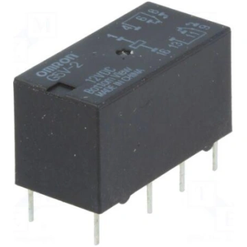 Relay: electromagnetic | DPDT | Ucoil: 12VDC | 0.5
