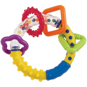 CANPOL BABIES kožamais grabulis Colourful balls 3m