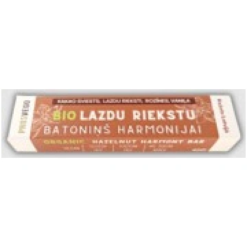 Lazdu riekstu batoniņš Harmonijai BIO 45g PROSVEGO
