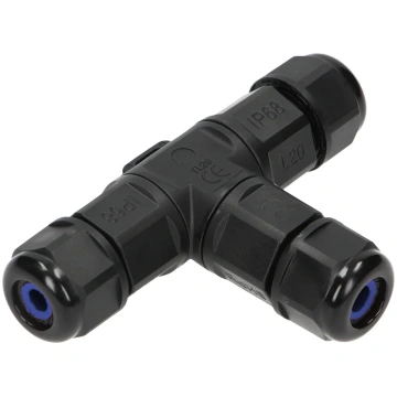 Kabeļu savienotājs, T-veida, 3x4mm2, 450V / 25A, I