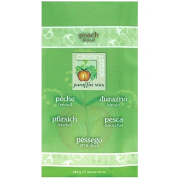 Clean Easy PARAFIN PEACH (453g) - parafīna maisīju