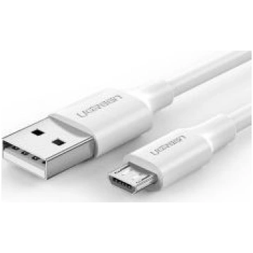 Vads Ugreen 60141, Micro USB/USB, 100 cm, balta kr