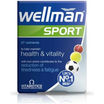 WELLMAN Sport tabletes N30 Vitabiotics