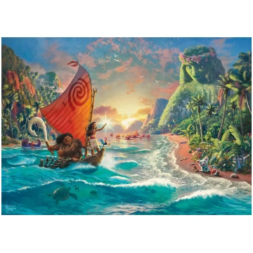 Lietots - Puzzle Bojāta kaste Thomas Kinkade: Disn