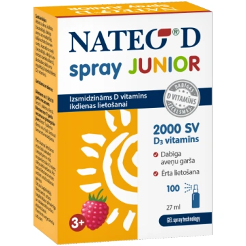NATEO D spray JUNIOR 2000 | D vitamīna sprejs
