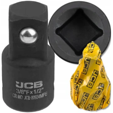 Jcb trieciena adapteris Cr-mo 3/8"(f) x 1/2"(m)