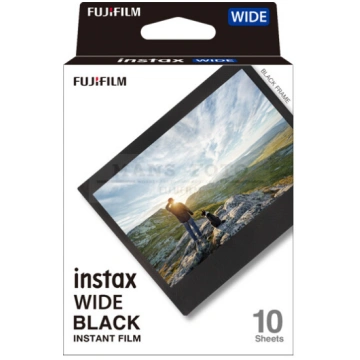 Fotopapīrs Fujifilm Instax Wide black