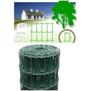 Žoga siets pārklāts ar PVC(zaļš) 50x100mm