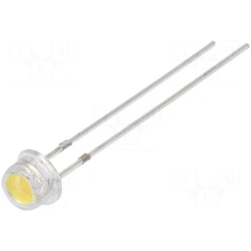 LED | white warm | 4.8mm | 4200÷5800mcd | 100° | F