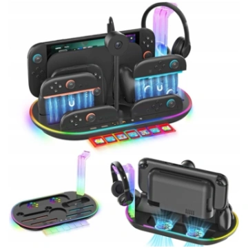 JYS Stacja adujca Rgb + Organizer Do Nintendo Swit