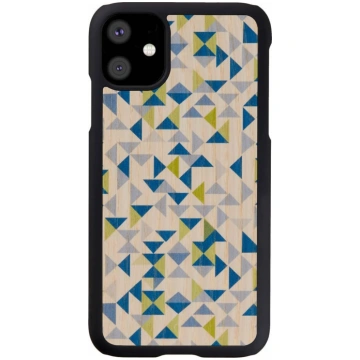 Man&Wood SmartPhone case iPhone 11 blue triangle b