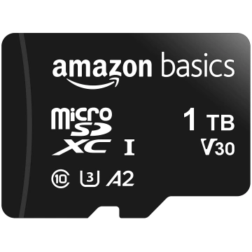 Amazon Basics - microSDXC 1TB with SD Adapter A2 U