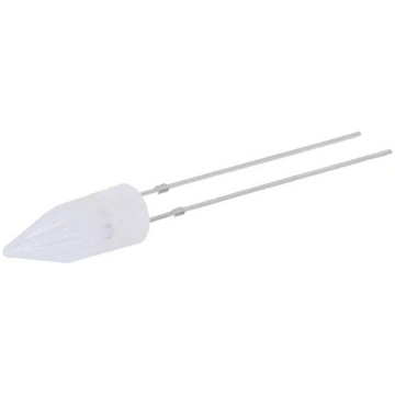 LED; yellow; 5mm; candle light effect,blinking; 22