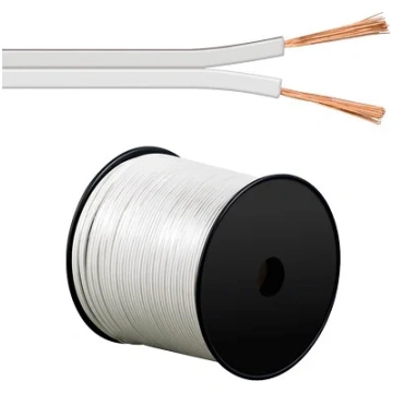 Goobay speaker cable, 2x2.5mm, 100m, white, coiled