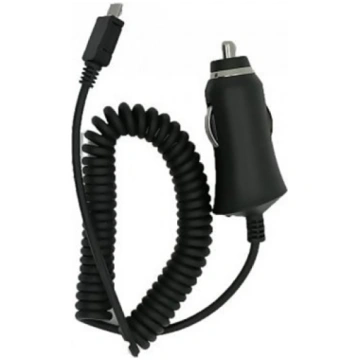 HQ V2 Premium Car charger 1A + micro USB cable Bla