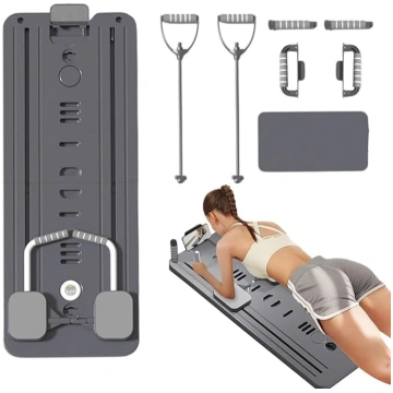 Pilates reformera dēlis, salokāms muskuļu stiprinā