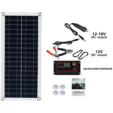 Saules paneļu komplekts 300W 12V ar kontrolieri, 1