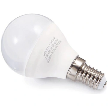 LED spuldze E14 10W G45 - Silti balta (3000K) Mili