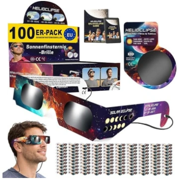 Helioclipse - 100x saules aptumsuma brilles CE Cer