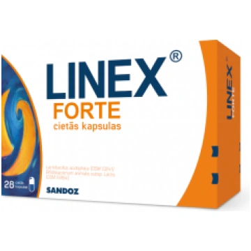 LINEX FORTE cietās kapsulas, N28