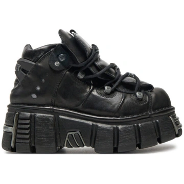 NEW ROCK Snīkeri M-106-S1 Melns