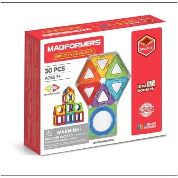 Magnētiskais konstruktors Magformers Basic Plus, 3
