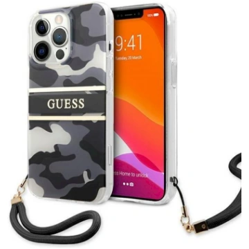 Guess GUHCP13XKCABBK Camo Strap Collection Aizsarg