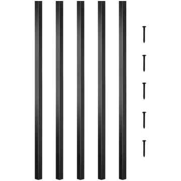 VEVOR 101-Pack alumīnija klāja balusters, 66×1,9 c