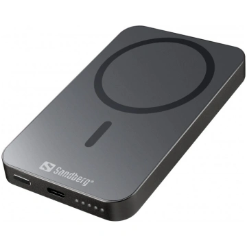 Sandberg Mag Wireless Powerbank 5000 ALU Litijs 50