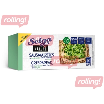 Sausmaizītes Selga Nature ar saulespuķu sēklam, li