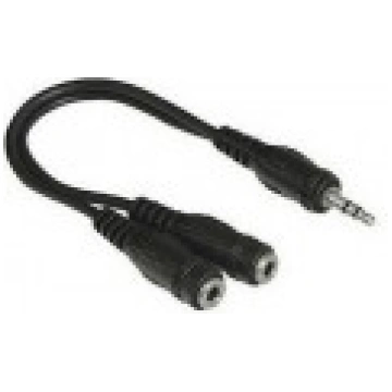 Hama 3.5mm Jack Plug - 2x 3.5mm Jack Socket audio 
