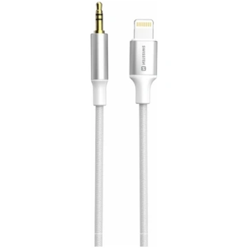 Swissten Audio Adapter Textile Lightning - 3.5mm J