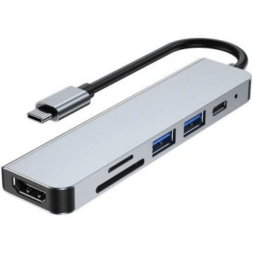 Tech-Protect V4 Type-C Multiport Hub 6in1 USB / HD