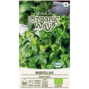 Smaržīgs baziliks marseillais Organic Way