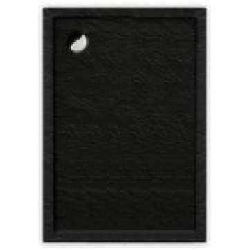 Dušas paliktnis Roth Flat Stone 100x80x5 antracīts