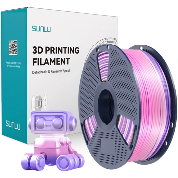 SUNLU PLA+ Silk Filament (Rainbow) 03 PLA+ Silk R 