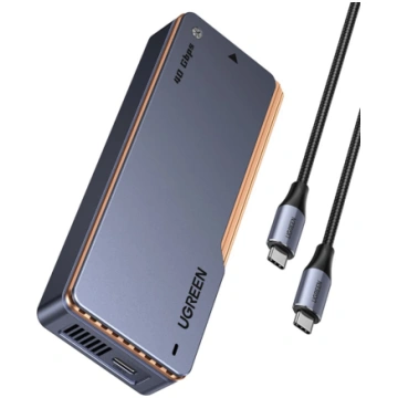 M.2 NVMe SSD bloks ar USB4 40 Gb/s aktīvu dzesēšan