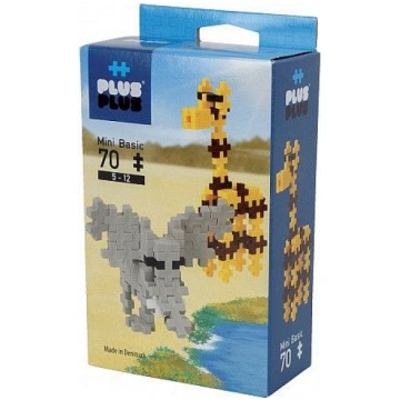Plus Plus Mini Basic Safari konstruktors 70gab., 3