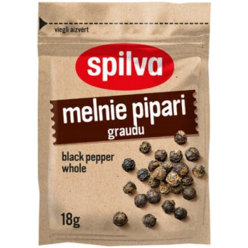 Melnie graudu pipari 18g, Spilva