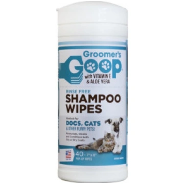 Groomer's Goop Shampoo Wipes 40gb - mazgājoša