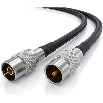 2 m TV antenas kabelis, satelīta kabelis, koaksiāl