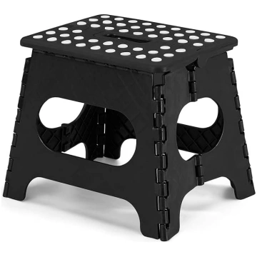 VECELO Folding Step Stool 28cm Non-Slip with Handl