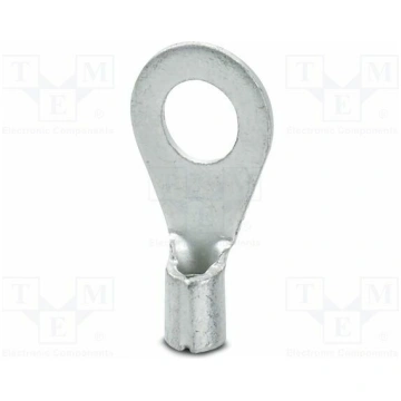 Tip: ring; M5; 2.5mm2; non-insulated; silver; 110°