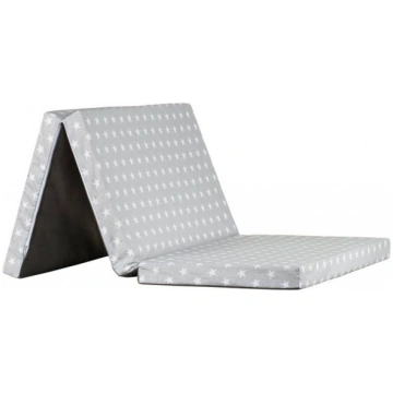 Saliekams matracis 120x60 cm GREY STARS (299)