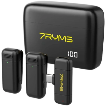 7Ryms Rimo S1 bezvadu mikrofonu komplekts, [USB-C]